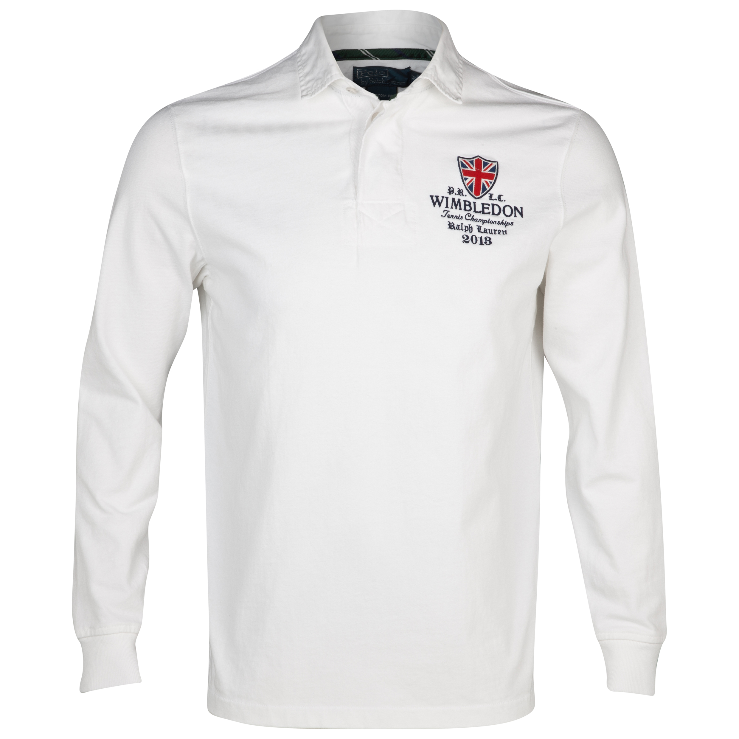 Wimbledon Polo Ralph Lauren Wimbledon Custom Fit Varsity Jersey - White White