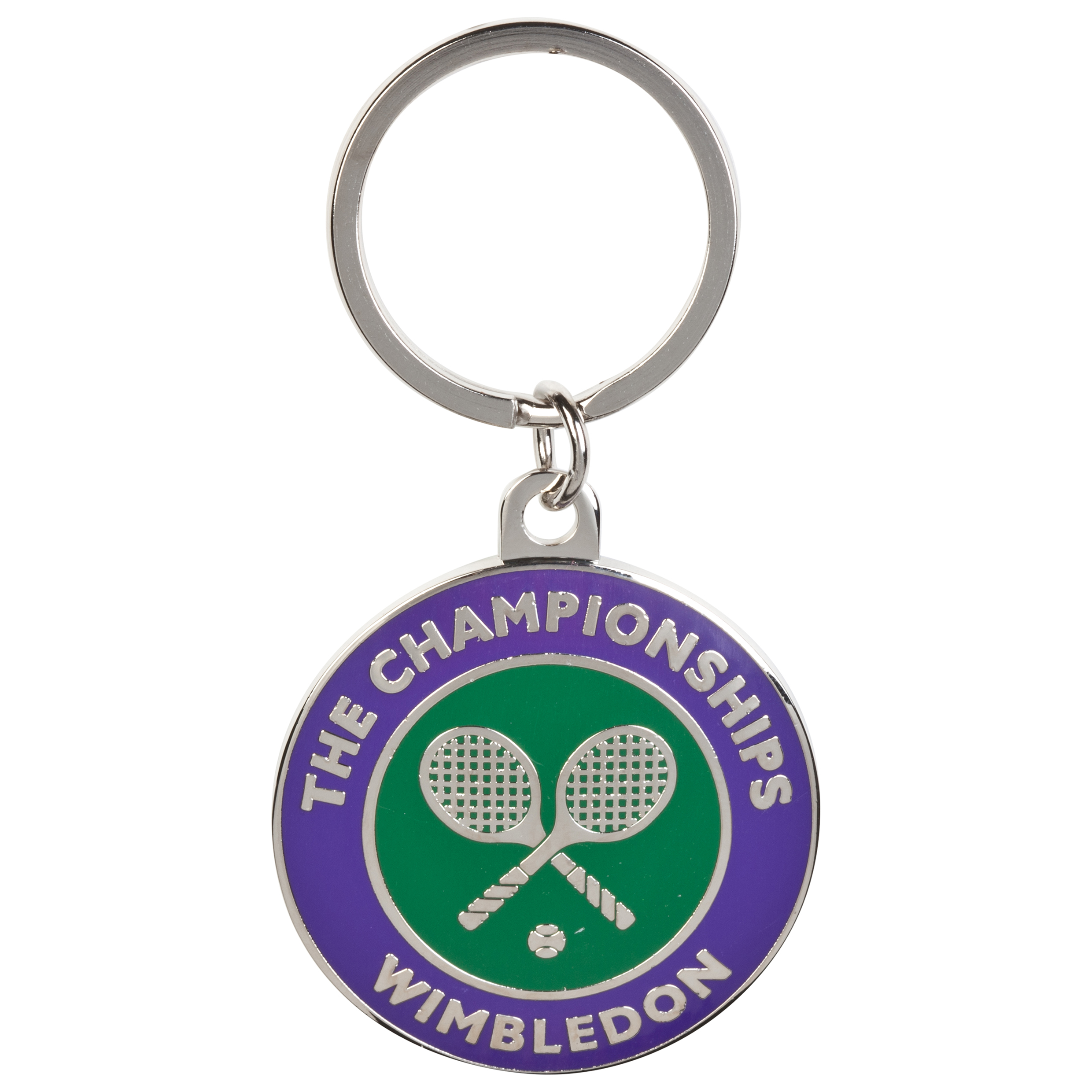 Wimbledon Logo Keyring - Green