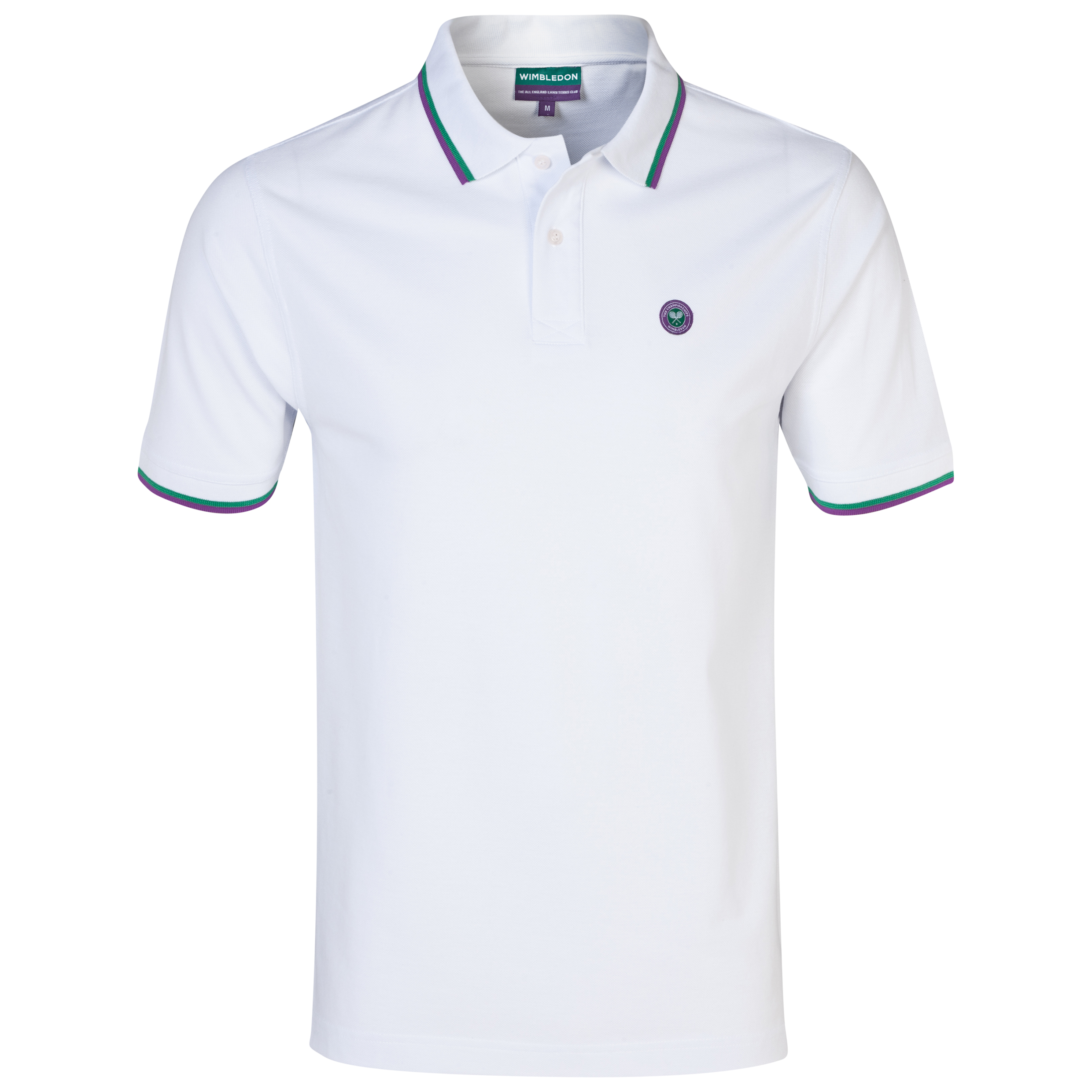 Wimbledon Pique Polo Shirt - White