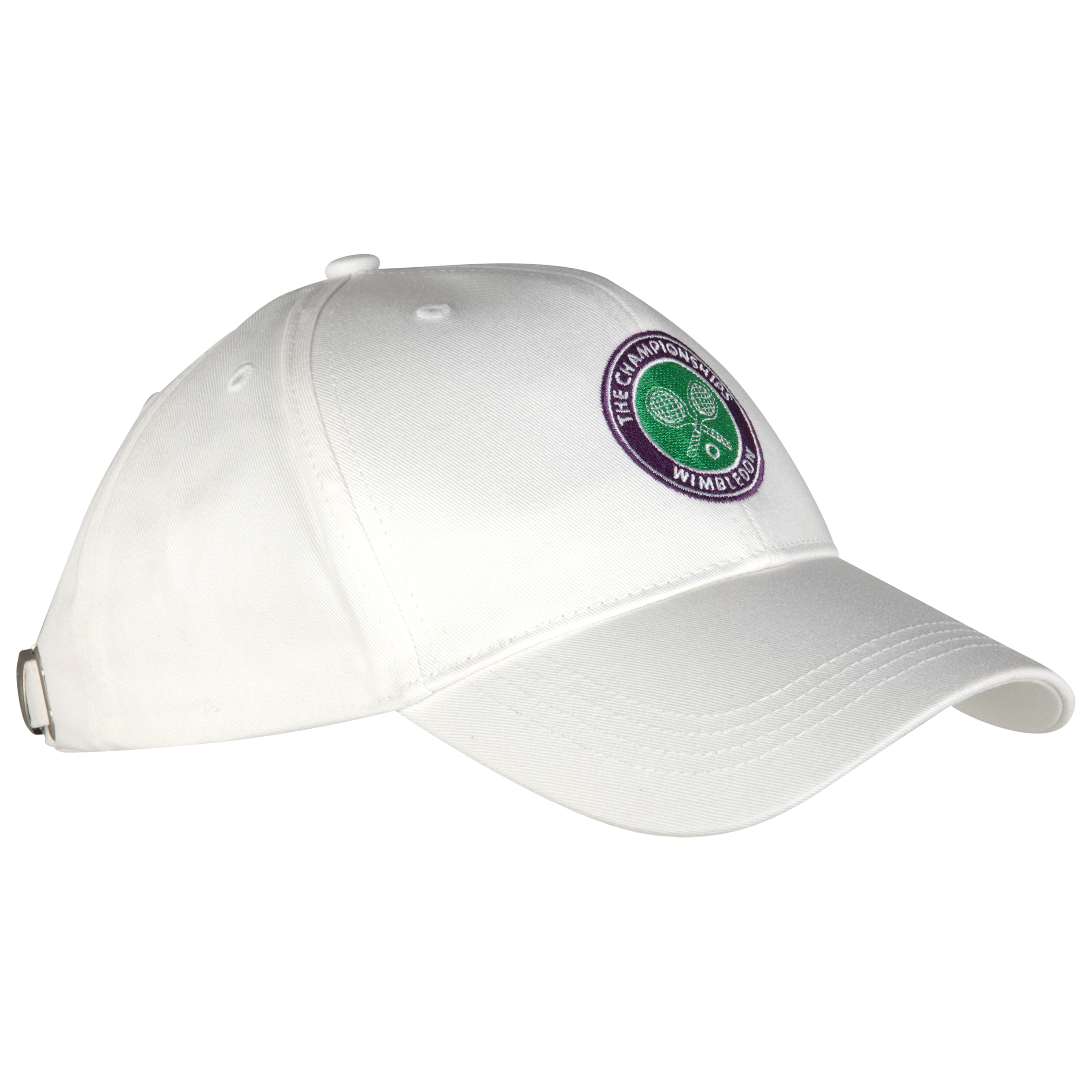 Wimbledon Crossed Rackets Cap - White