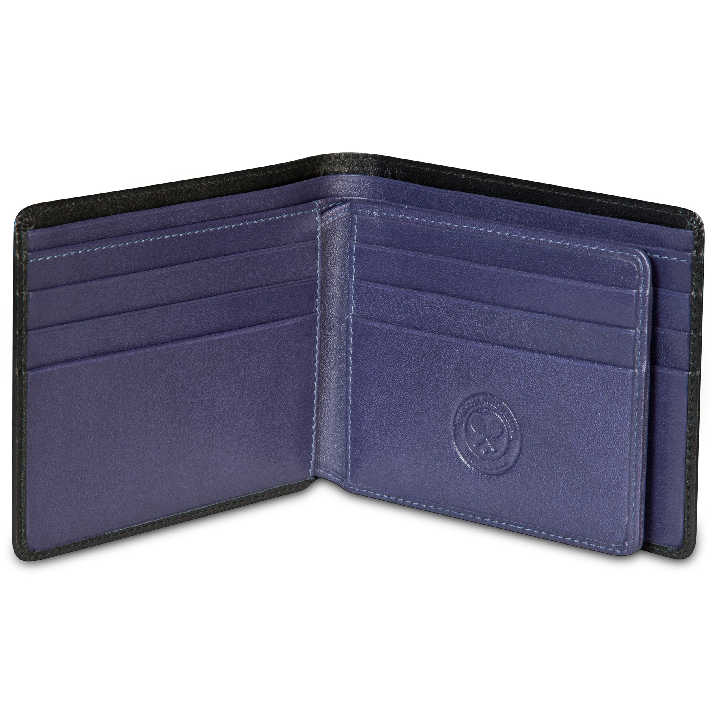 Wimbledon Leather Wallet - Black