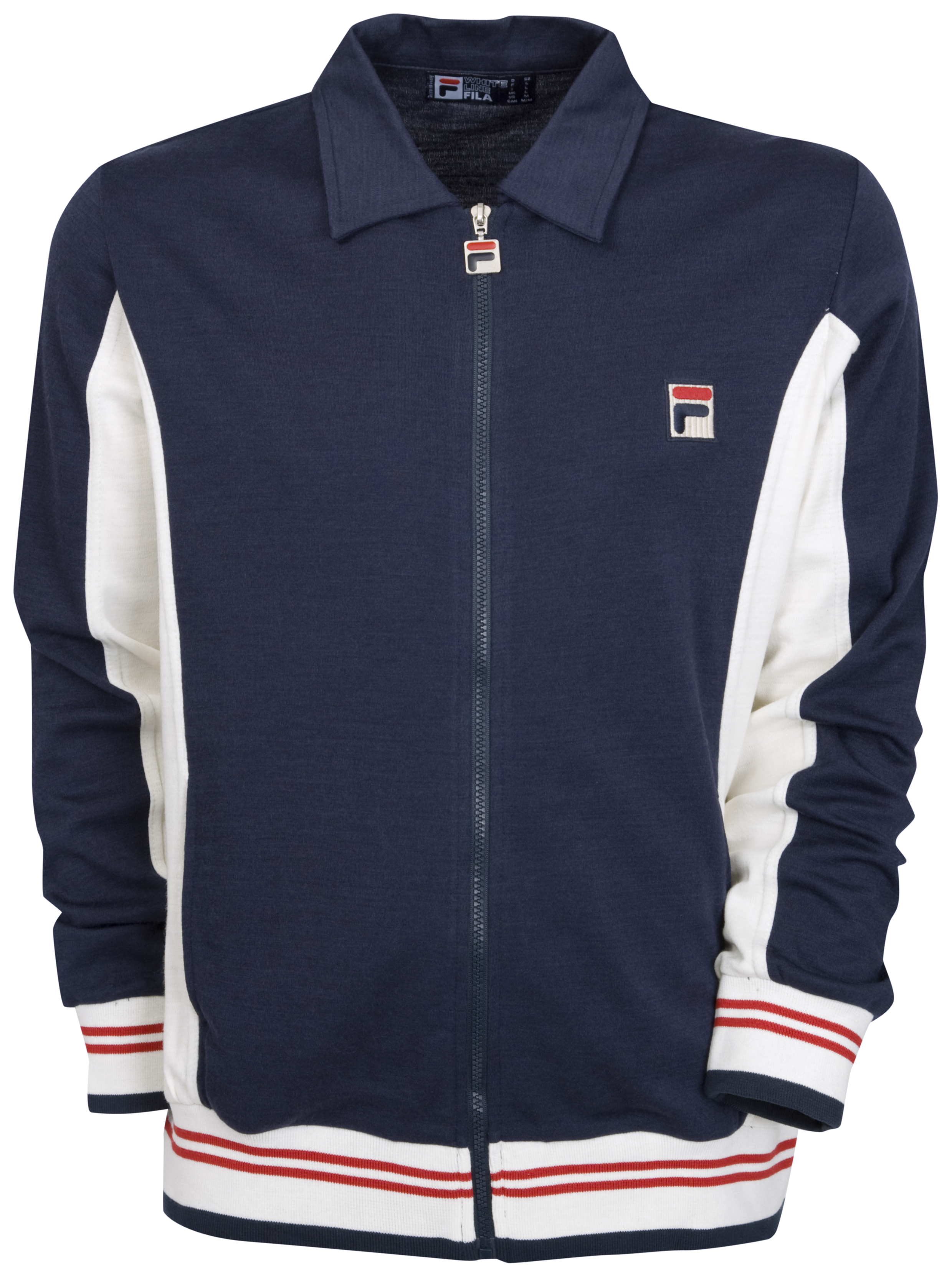 Fila Linesman Jacket Dark Peacoat Gardenia Chinese Red